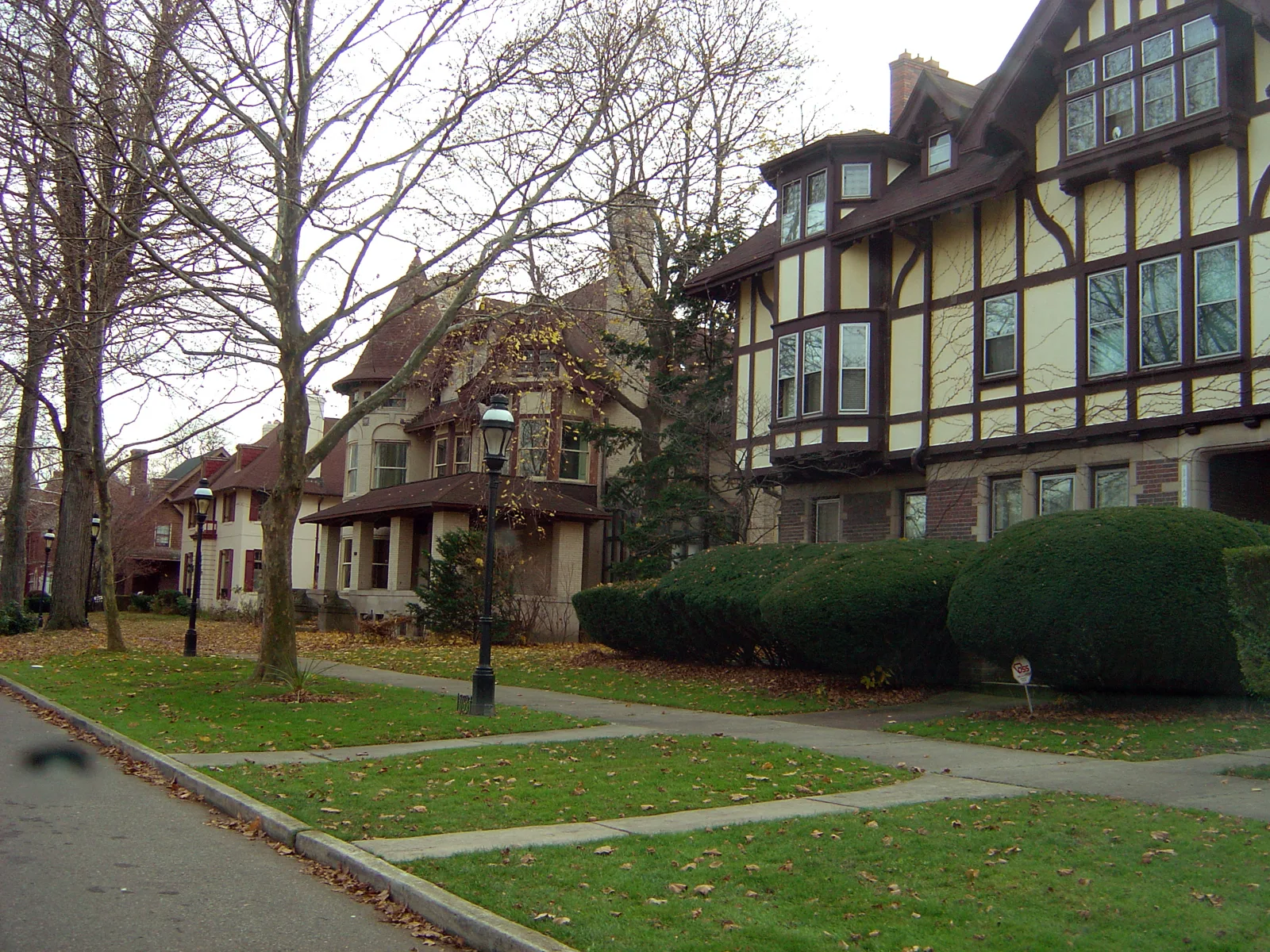 Historic homes in Indian Village, Detroit