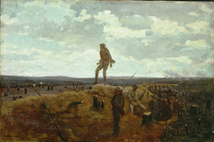 Defiance: Inviting a Shot before Petersburg by Winslow Homer, 1864