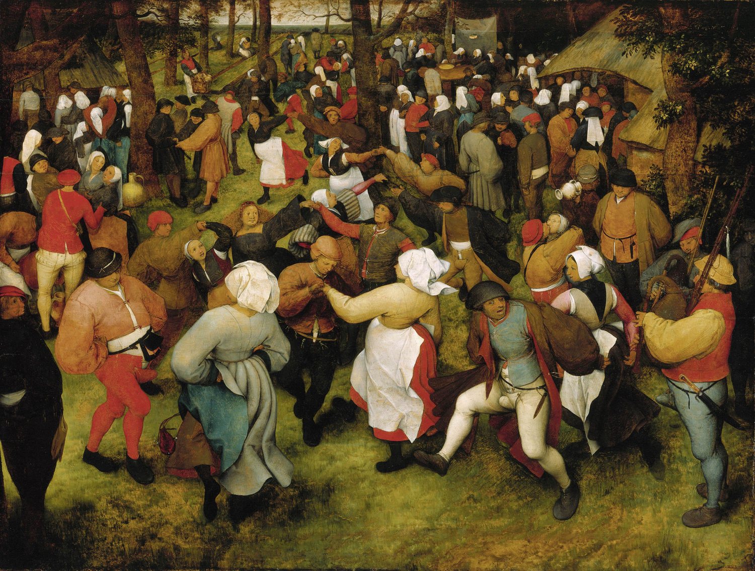 The Wedding Dance by Pieter Bruegel the Elder — full reproduction
