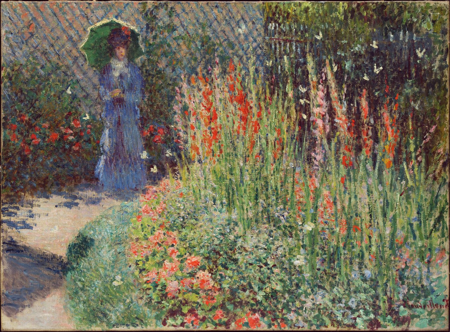 Rounded Flower Bed (Corbeille de fleurs) by Claude Monet — full reproduction
