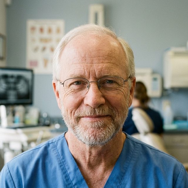 Portrait of Dr. Pieter Vandermolen, dentist