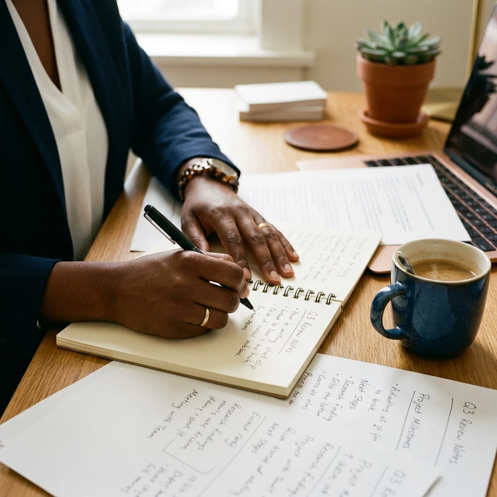 Professional reviewing and writing a business proposal