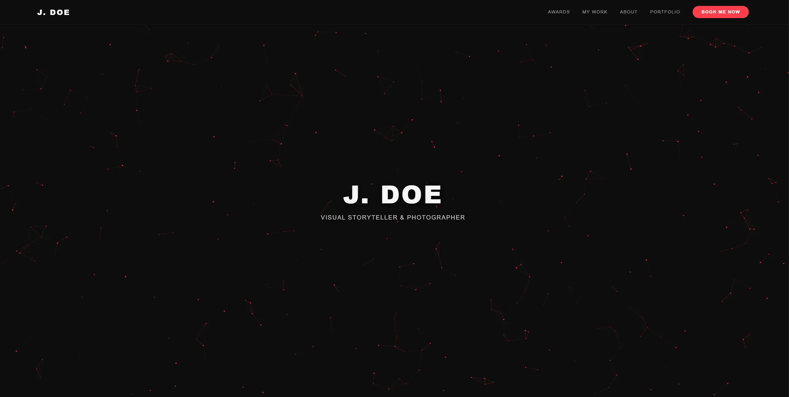Creative Portfolio website design preview