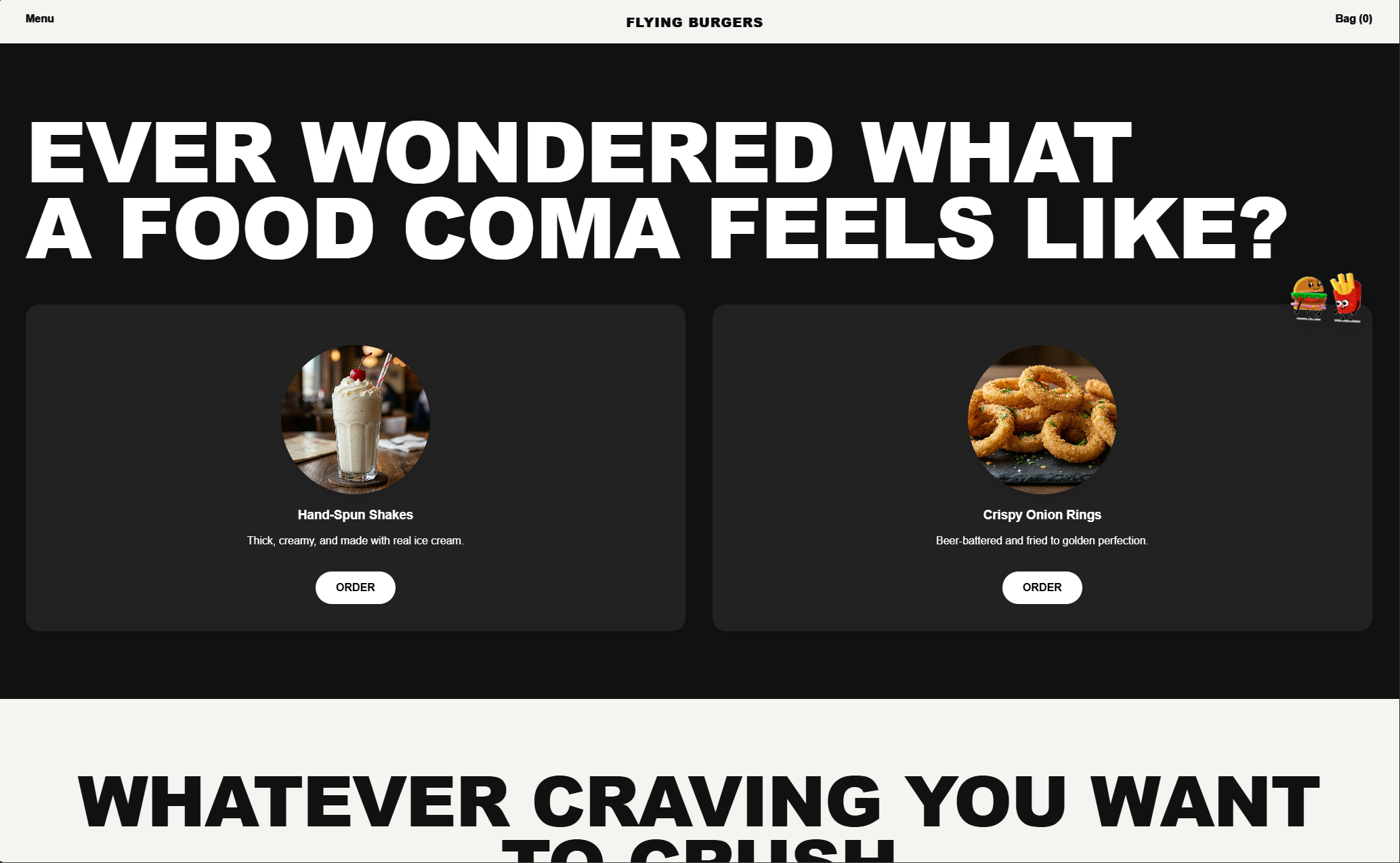 Restaurant online portal seamless checkout and cart flow