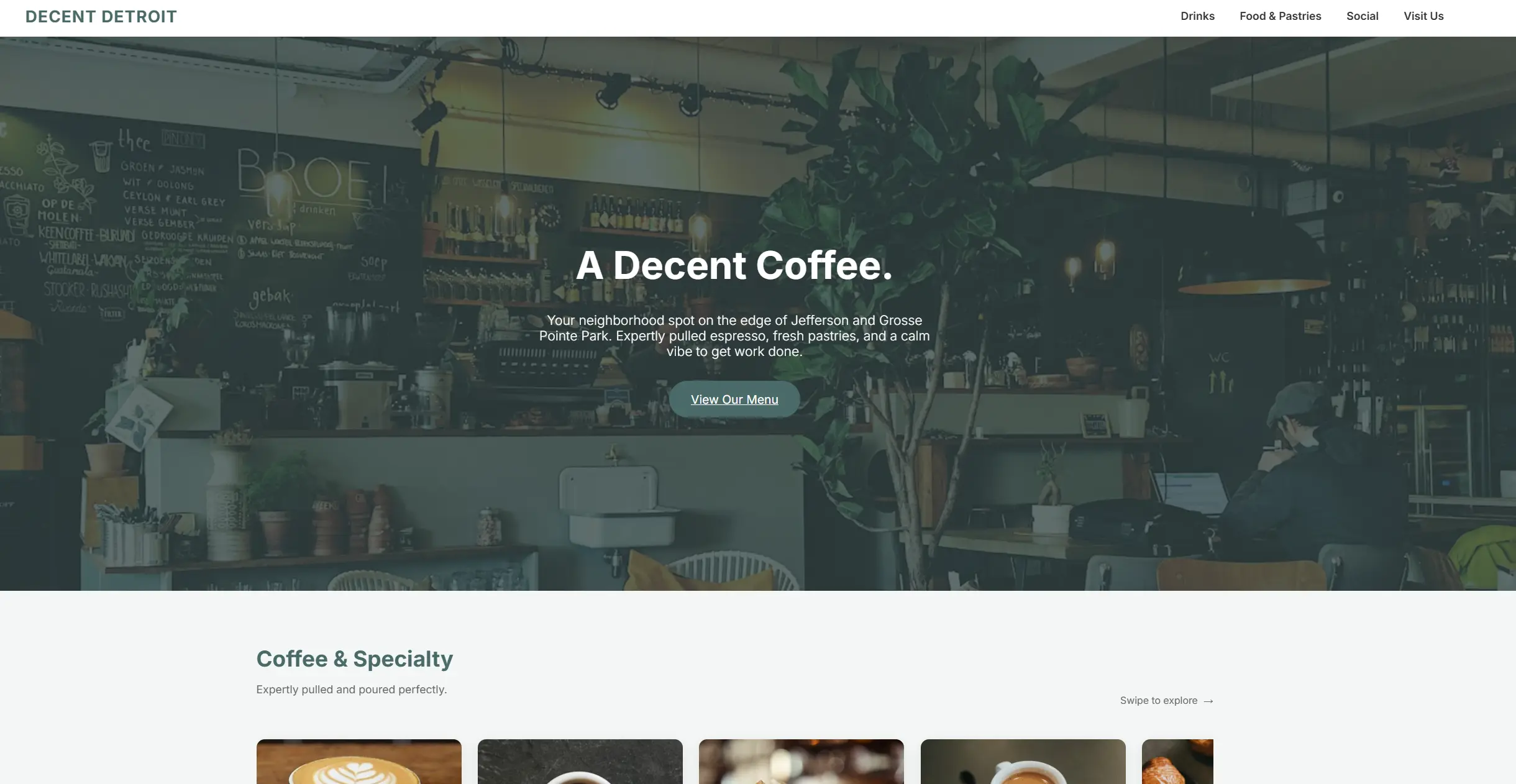 Local Business website design preview