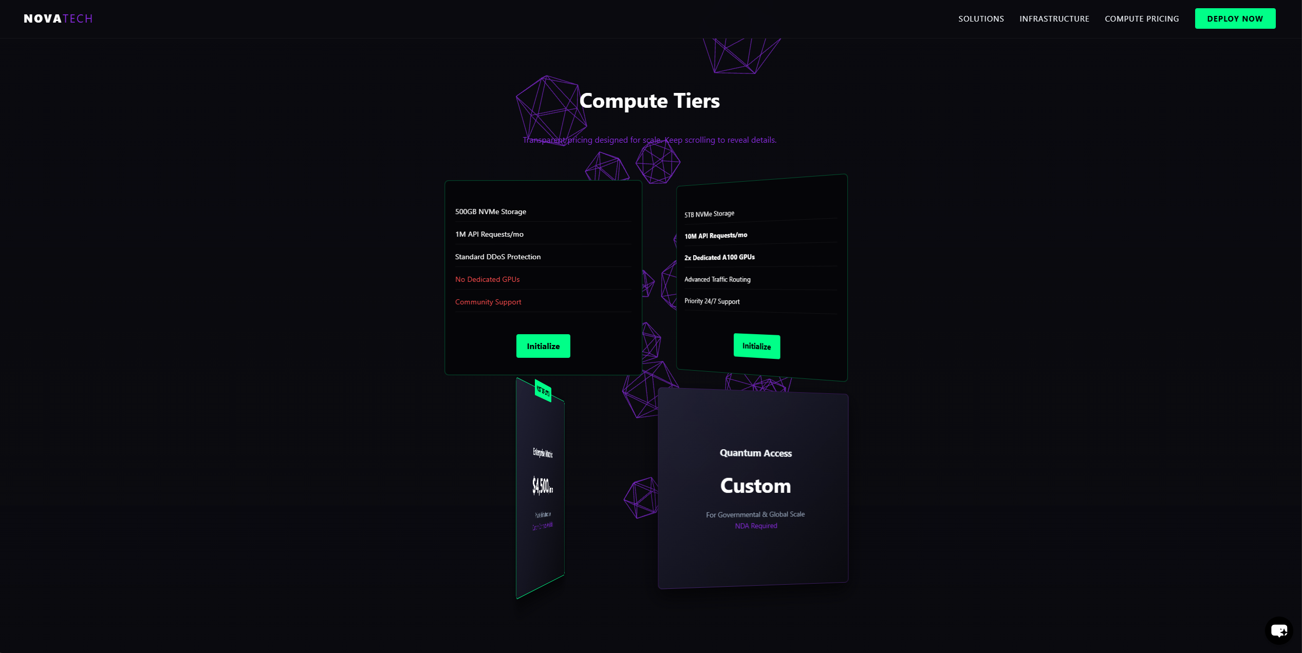 SaaS feature highlights and software capabilities layout
