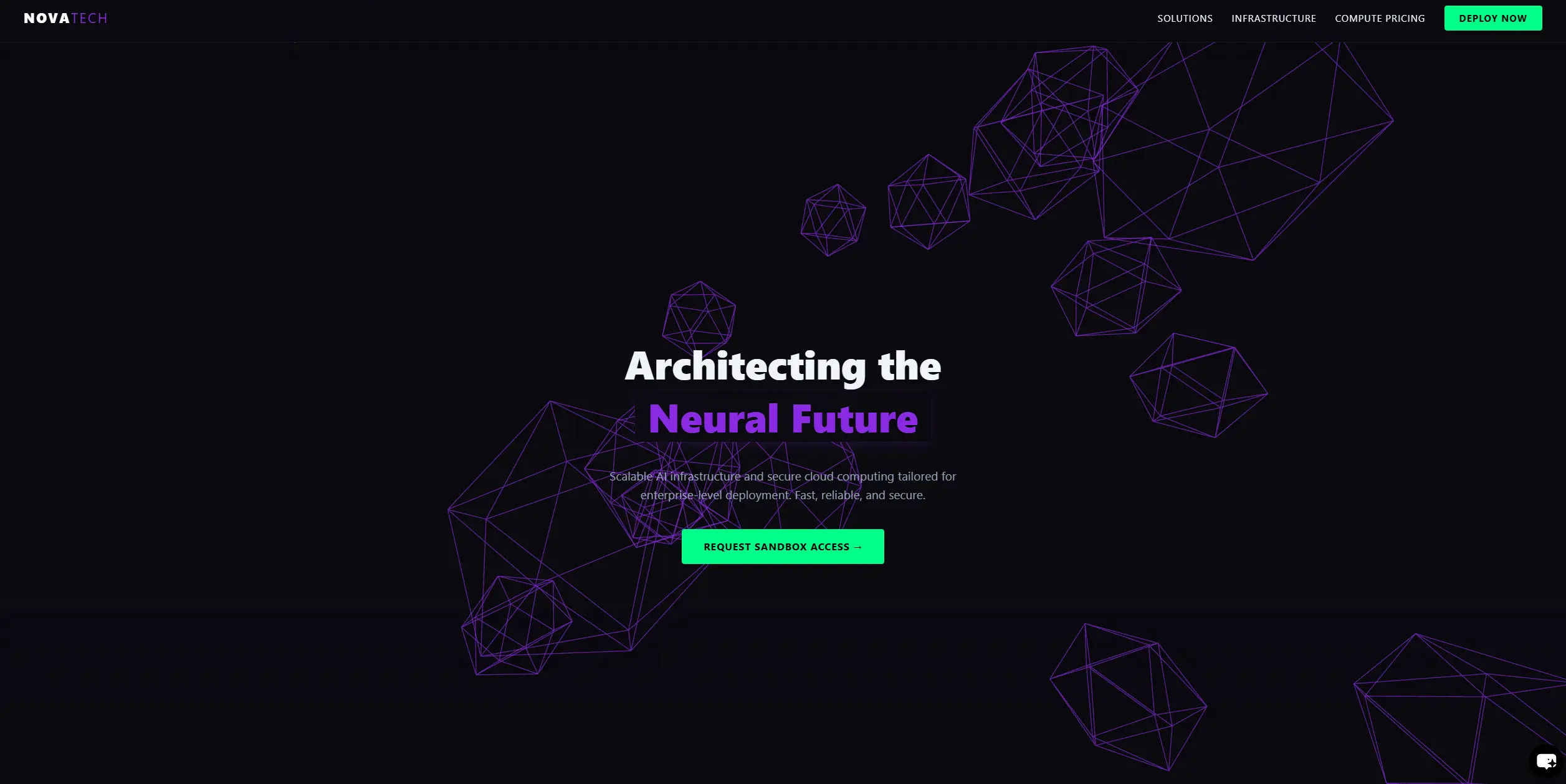 Tech SaaS Startup website design preview
