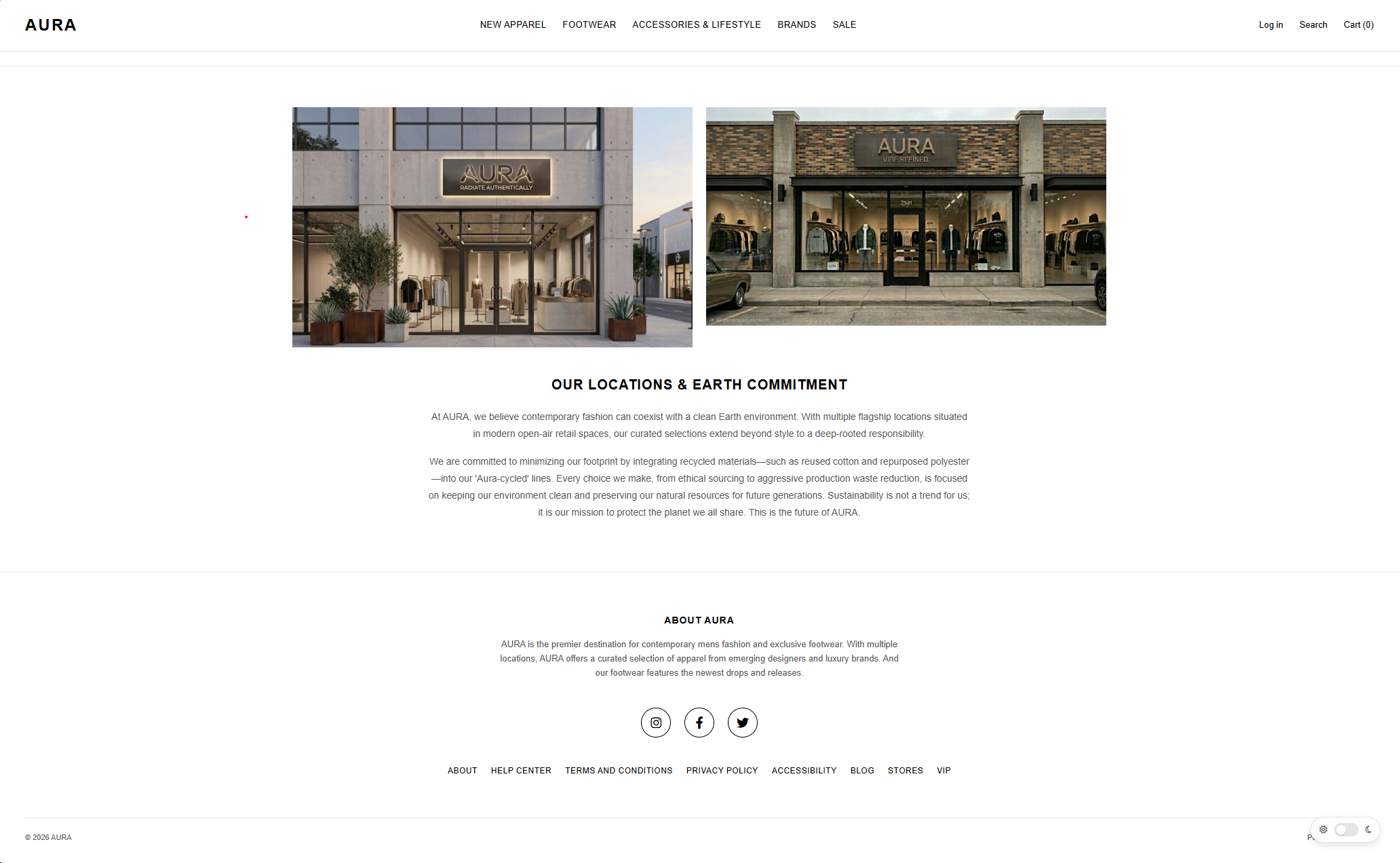 Fashion brand modern checkout and cart design layout