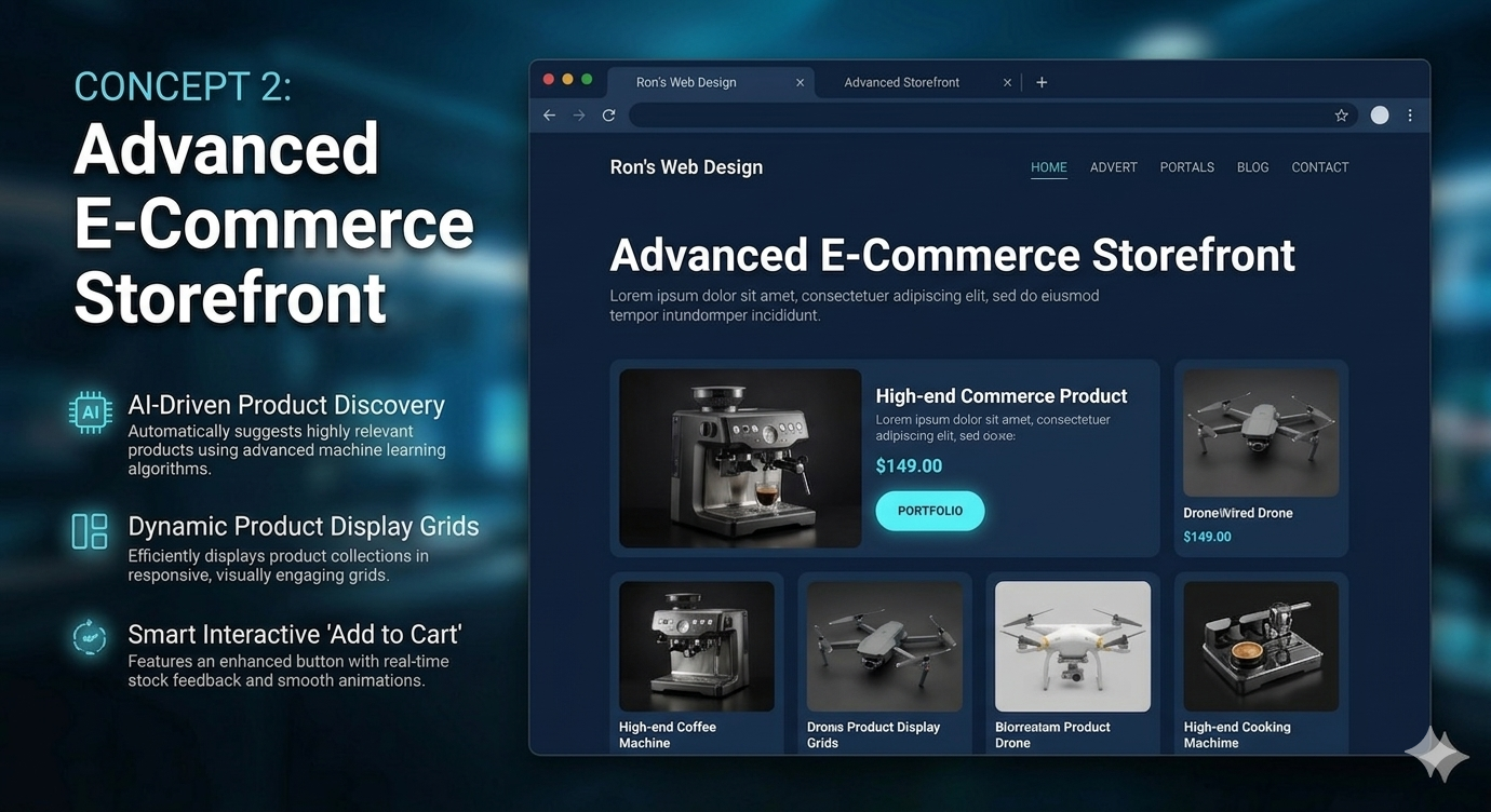 Clean E-Commerce Website Template