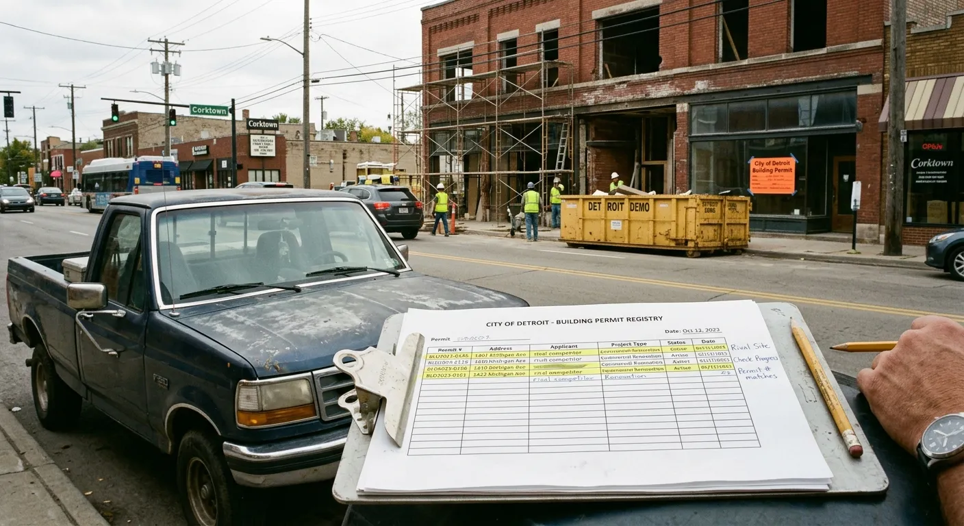 Mapping Detroit BSEED trade permit data for local market analysis
