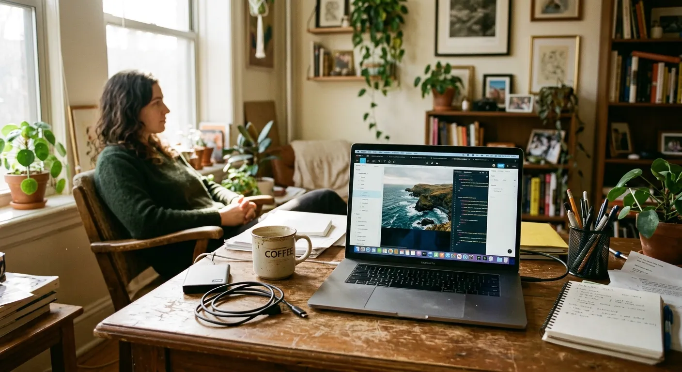 Heavy image performance diagnostics on a monitor screen