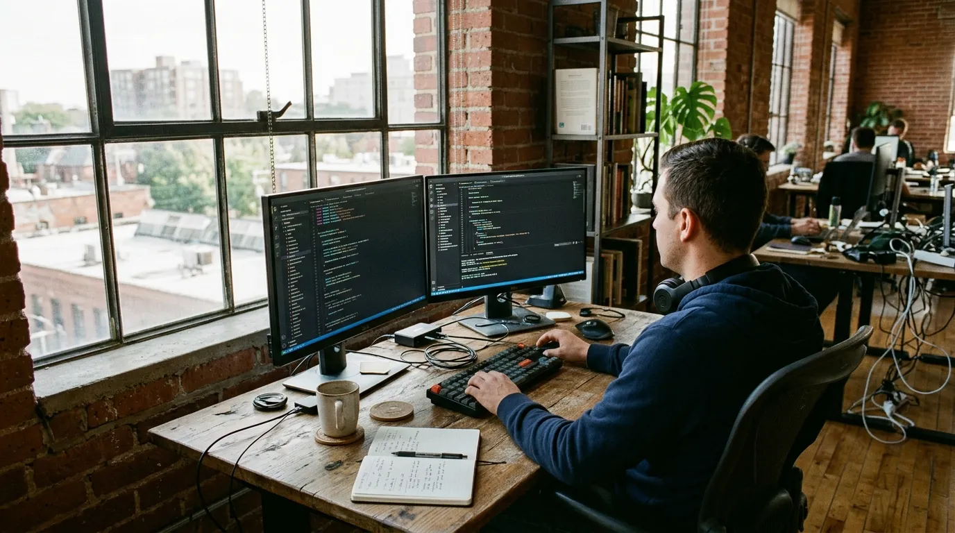 Zapier, Make, and Custom Code automation comparison concept